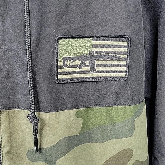 INDEPENDENT TRADING CO. Men's Camouflaged Hoodie Hunting Jacket Small - Picture 4 of 9